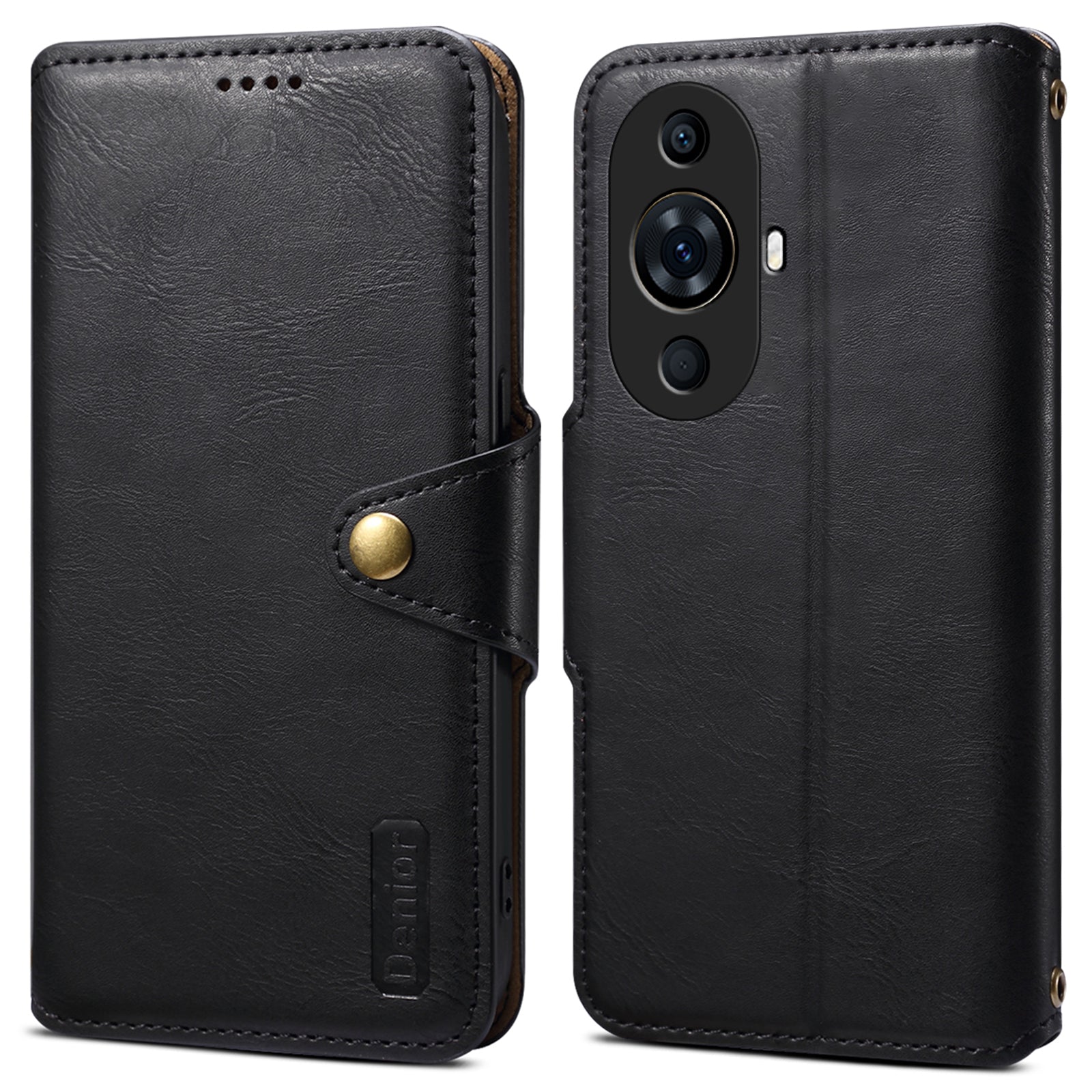 DENIOR For Huawei nova 11 Pro / nova 11 Ultra Case Leather + TPU Wallet Phone Cover DENIOR For Huawei nova 11 Pro / nova 11 Ultra Case Leather + TPU Wallet Phone Cover